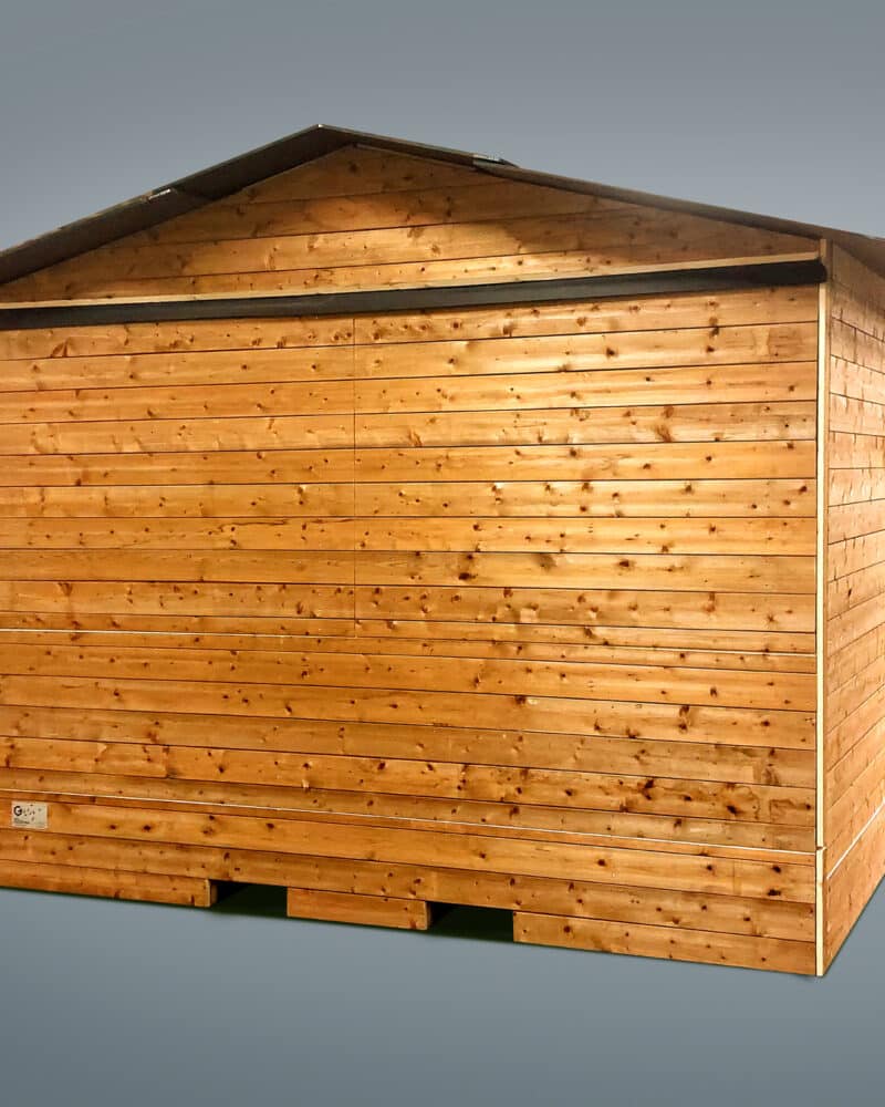 chalet pliable de dos