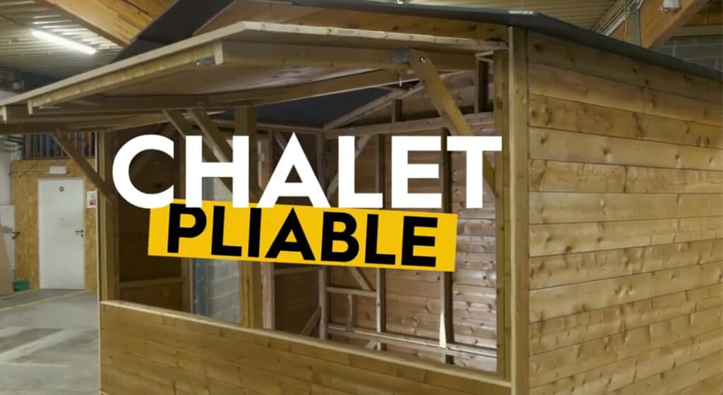 chalet pliable pour événement