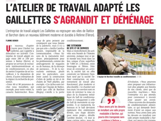 La Meuse Verviers_Atelier les Gaillettes