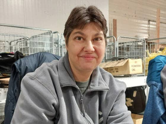 « j’apprécie beaucoup travailler avec France, notre monitrice. »