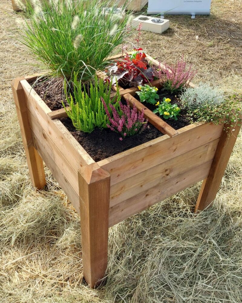 bac à fleurs de la foire de Battice