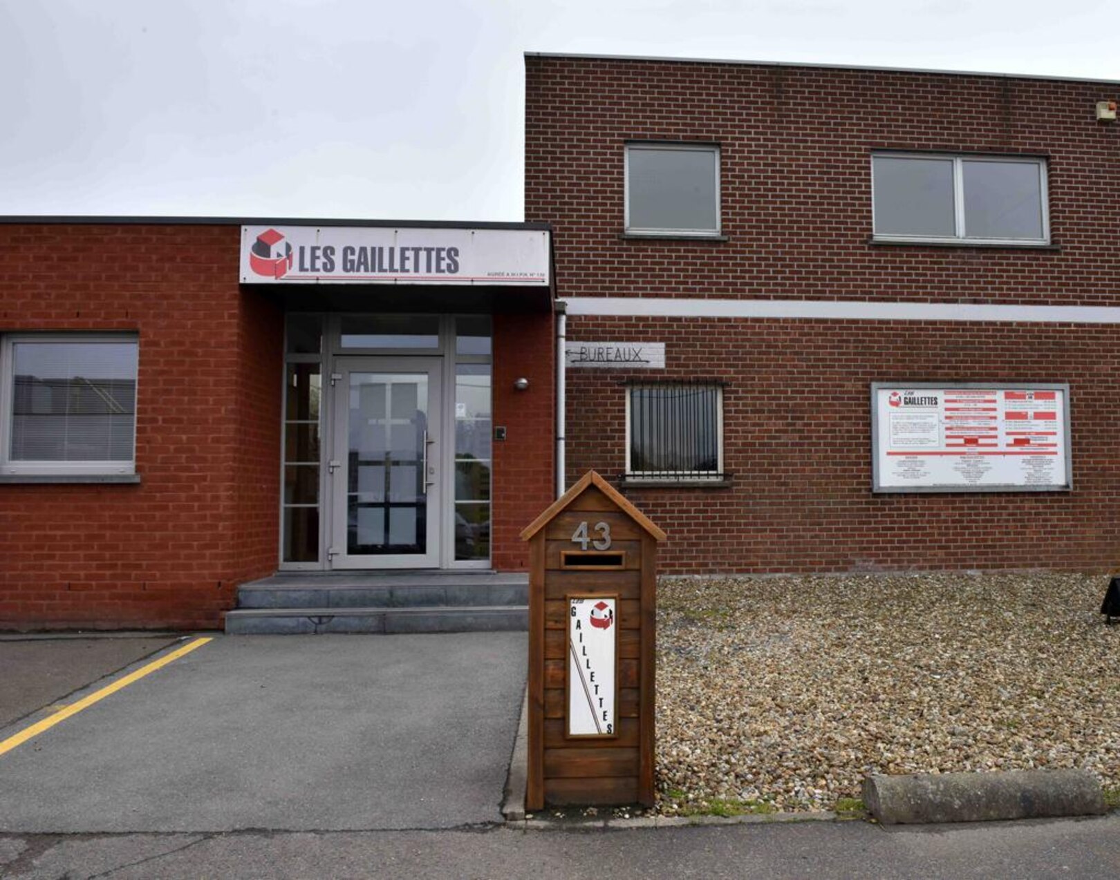 Entrée visiteurs les gaillettes à Battice