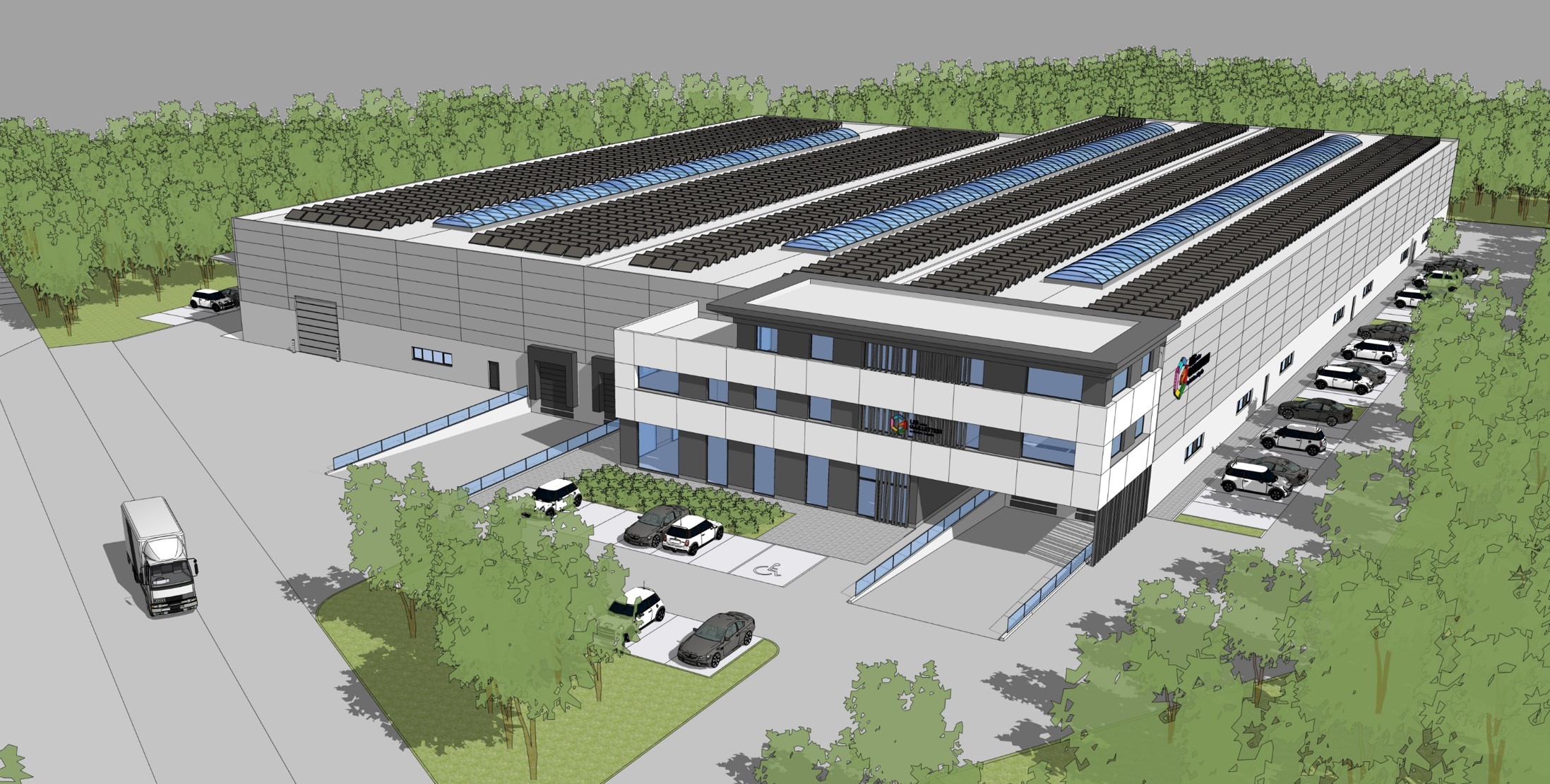 nouvelle construction de l'atelier les gaillettes à Retinne